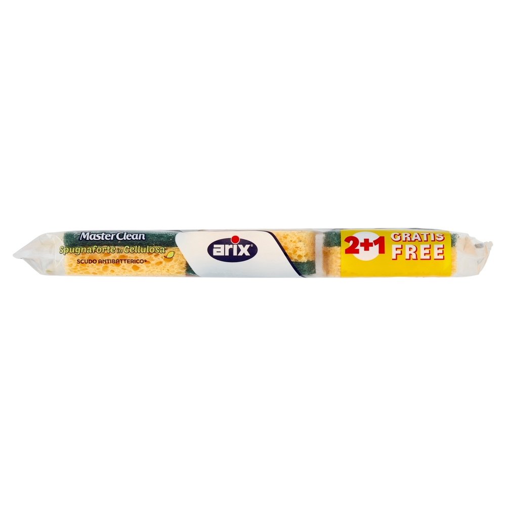 MasterClean Spugnaforte in Cellulosa 2 pz + 1 Gratis